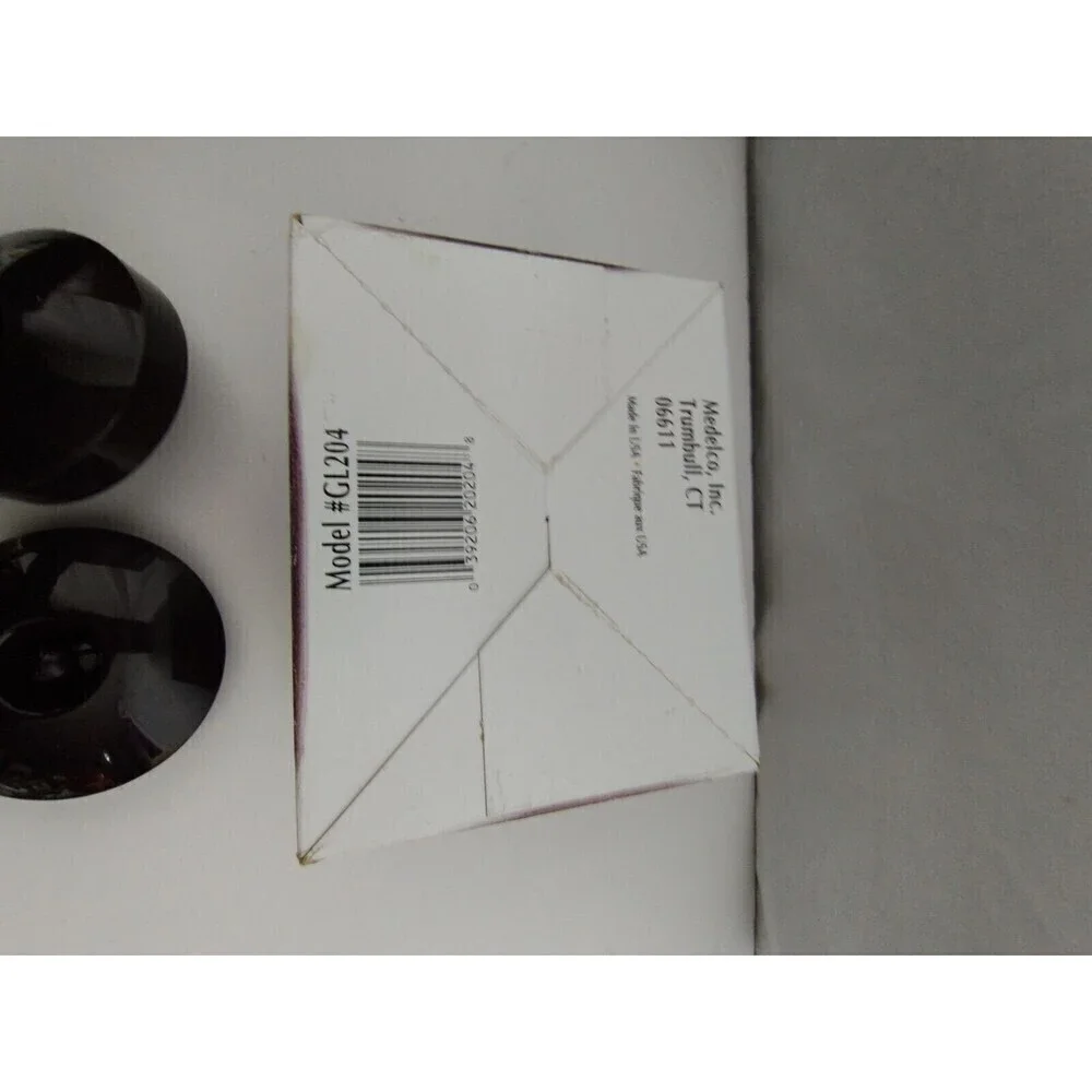 NOS Universal Replacement Carafe Medelco GL204 4 Cup Glass Black Coffee Pot WBox